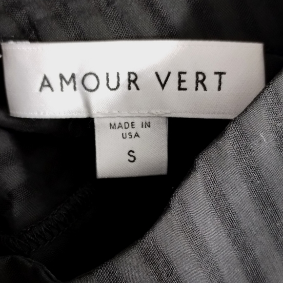 Amour Vert Alina Black High Neck Baby Doll Dress - Picture 3 of 14